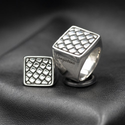 Sampietrino men's ring, single-tone